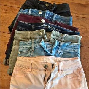 American eagle high rise shorts!